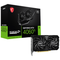 MSI GeForce RTX 4060 Ti Ventus 2X Black E1 OC, 8192 MB GDDR6