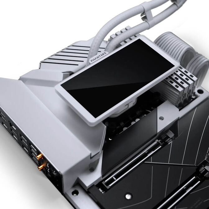 Phanteks Glacier One 360M25 LCD AiO-Wasserk&uuml;hlung, 6-Zoll-Display - 360mm, wei&szlig; image number 9