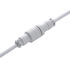 CableMod PRO Coiled Keyboard Cable USB-C zu USB Typ A, Glacier White - 150cm image number null