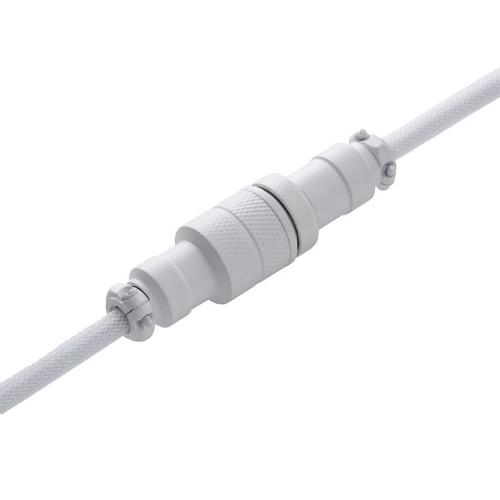 CableMod PRO Coiled Keyboard Cable USB-C zu USB Typ A, Glacier White - 150cm image number 3
