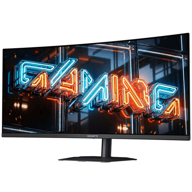 GIGABYTE MO34WQC36 EK, 34-inch Curved Gaming Monitor, 360Hz, QD-OLED, FreeSync Premium Pro image number 2
