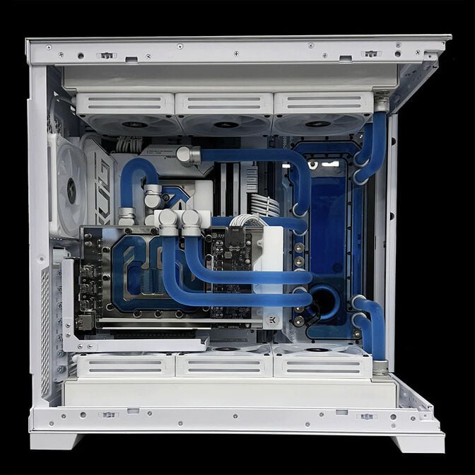 Stealkey Customs Crossflow II PC-O11 EVO RGB - D-RGB image number 8