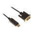 InLine DisplayPort zu DVI Konverter Kabel, schwarz - 2m image number null