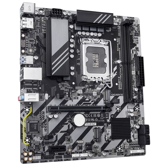 GIGABYTE B860M E Mainboard, Sockel LGA 1851, Intel B860, micro-ATX, DDR5 image number 1