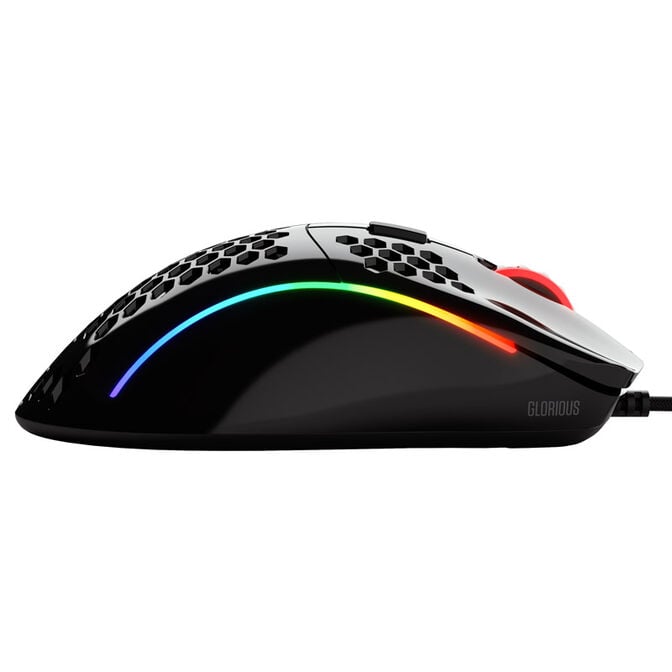 Glorious Model D Gaming-Maus - schwarz, glossy + Mauspad - XL image number 5