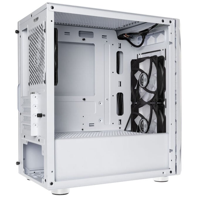 SilverStone Fara H1M Pro Micro-ATX case, Tempered Glass - white image number 6