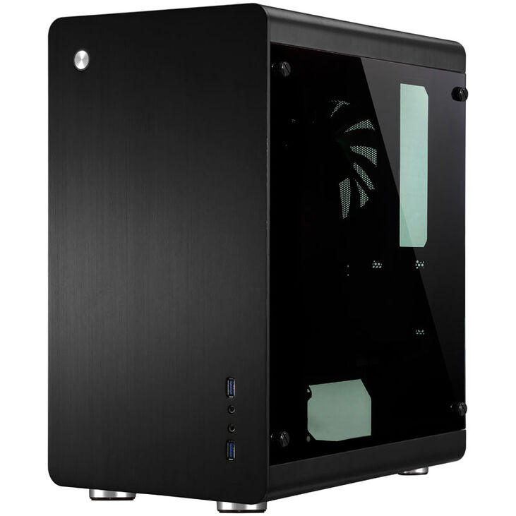 Jonsbo RM3 Micro-ATX Gehäuse, Tempered Glass - schwarz image number 1