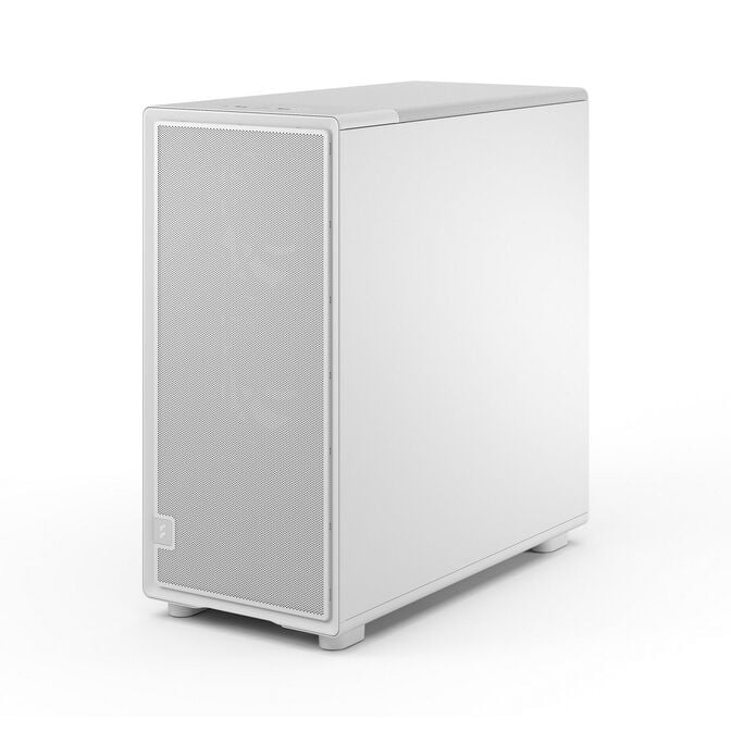 Fractal design epoch xl white tg clear tint | e-atx | kaljeno steklo | 3× 140 mm momentum | belo računalniško ohišje 4 Fractal design epoch xl white tg clear tint elegantna bela sprednja mrežasta stranica