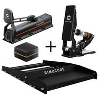 Simucube ActivePedal Pro + accelerator pedal, base plate and link hub