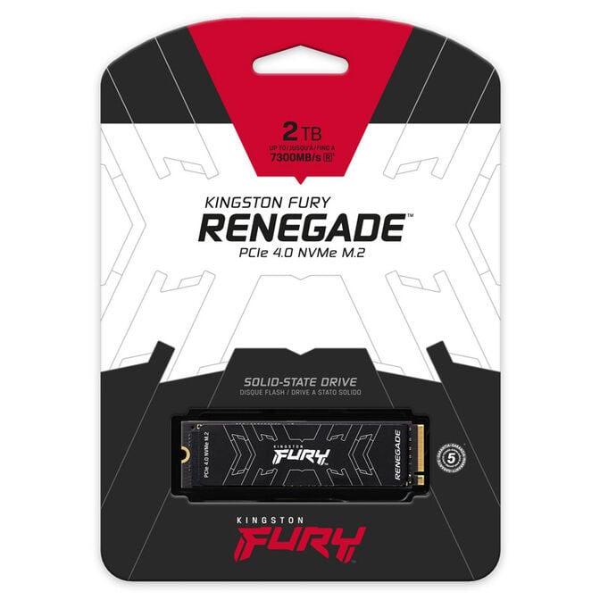 Kingston Fury Renegade NVMe-SSD, PCIe 4.0, M.2 Typ 2280 - 2 TB image number 2