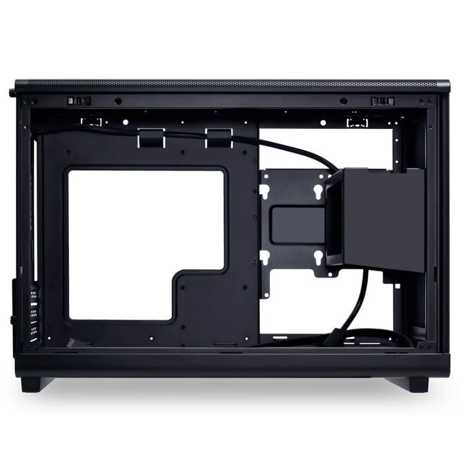 Lian Li DAN Cases A3-mATX - black + 3x UNI FAN SL-INF 120 ARGB reverse blade fans + 1x standard PWM fan - 120mm image number 7