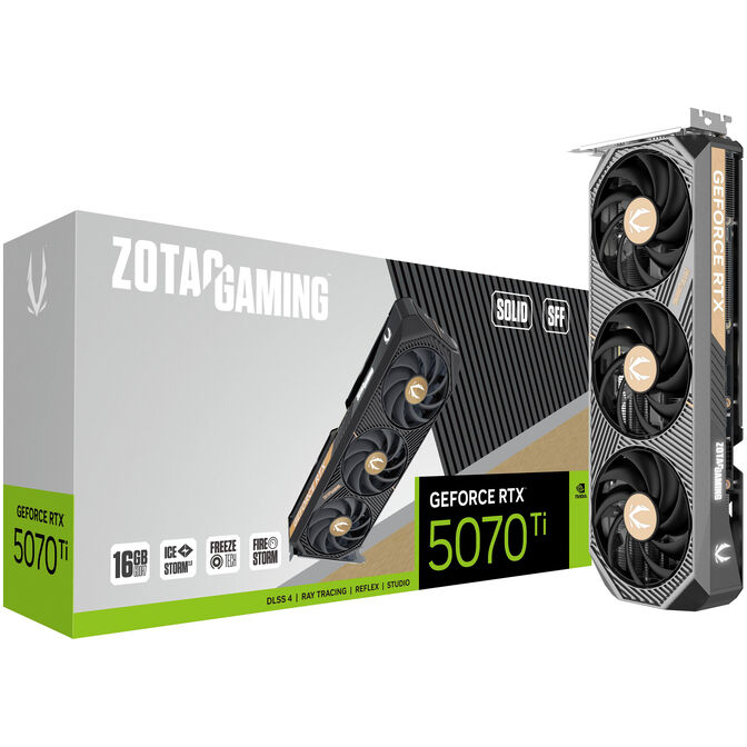 ZOTAC GAMING GeForce RTX 5070 Ti Solid SFF, 16384 MB GDDR7 image number 0