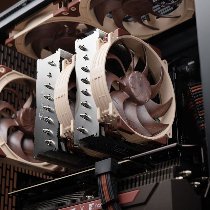 Noctua NH-D15 G2 HBC CPU Cooler Intel Optimised - 140 / 140mm image number 3