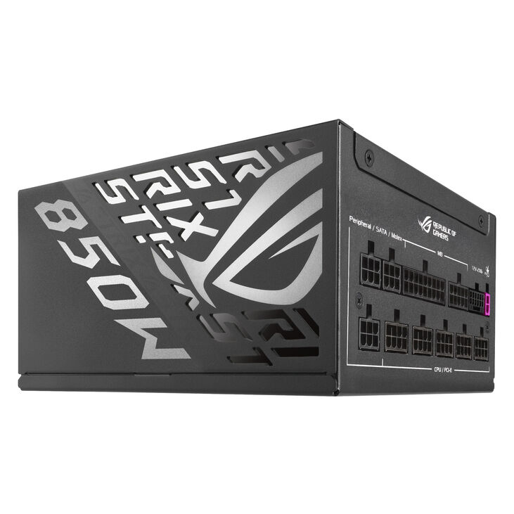 ASUS ROG Strix 850 Platinum power supply, 80 PLUS Platinum, modular, PCIe 5.1 - 850 watts image number 6