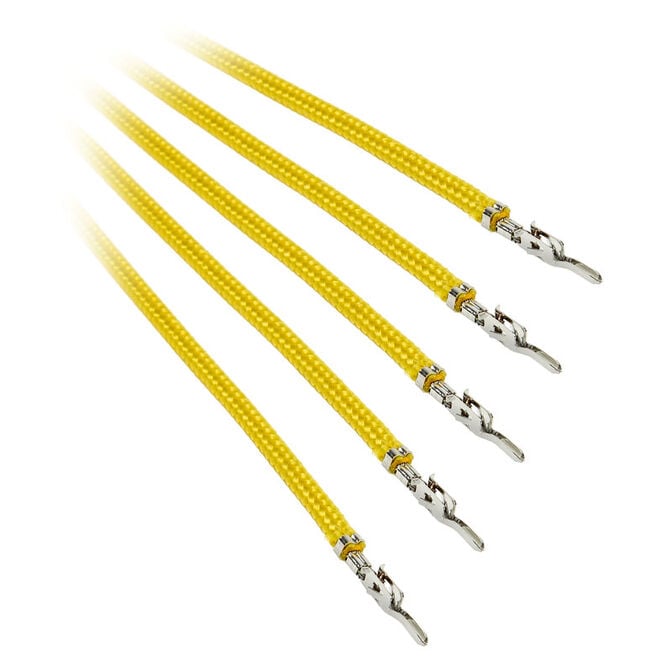 BitFenix Alchemy 2.0 PSU Cable, 5x 40cm - gelb image number 0