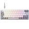 Corsair CLIPPER PRO MINI 60 Hall Effect Gaming Keyboard, Backlit RGB LED, CORSAIR MGX Core, WHT , PBT DS Keycaps