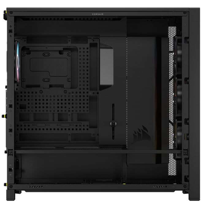 Corsair Frame 5000D RS ARGB PC Case, Mid-Tower, E-ATX, RGB, Tempered Glass - Black image number 4