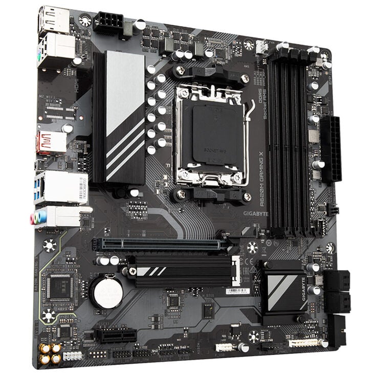 GIGABYTE A620M Gaming X Mainboard, Sockel AM5, AMD A620, MIcro-ATX, DDR5 image number 1