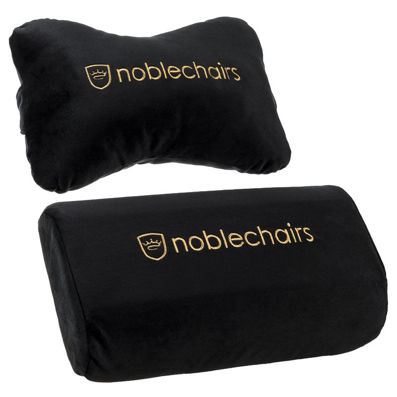 Noblechairs Kissen-Set Für EPIC/ICON/HERO - Schwarz/gold