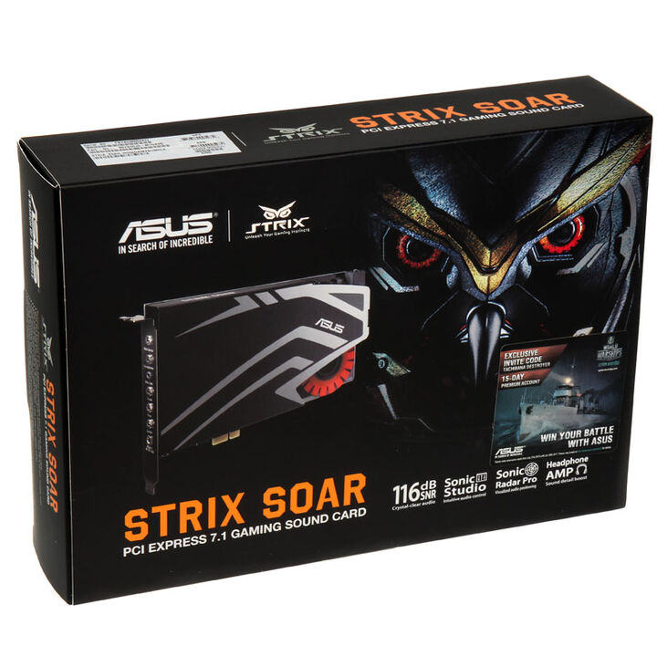 ASUS STRIX SOAR 7.1 Soundkarte, Stereo, PCI-E x1 image number 6
