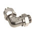 Connection 90 degrees G1/4 inch to 10/8mm angle - silver glossy image number null