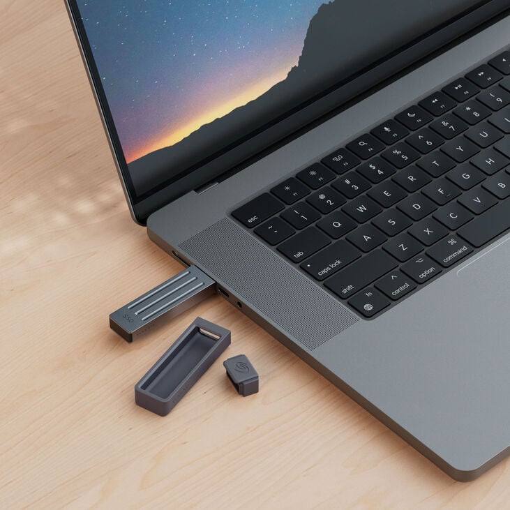 Seagate Ultra Compact SSD, USB-C 3.1 - 2TB, dark grey image number 10