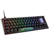 Ducky One 3 Classic Black/White SF Gaming Keyboard, RGB LED - MX-Red