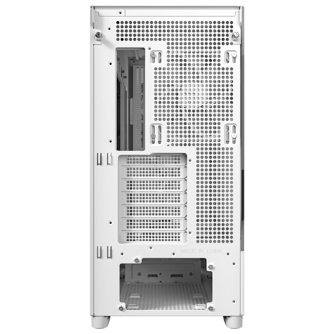 Antec Flux PC Case, Mid Tower, E-ATX, Tempered Glass &ndash; white image number 2