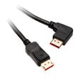 InLine 8K (UHD-2) DisplayPort Kabel, links gewinkelt, schwarz - 1m image number null