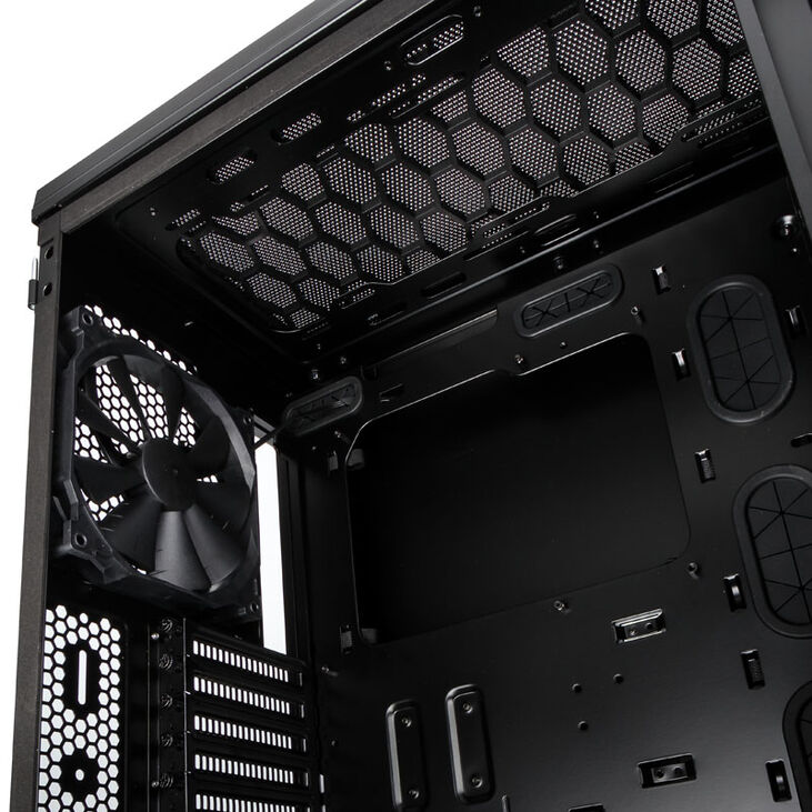 PHANTEKS Enthoo Pro Mid Tower, Tempered Glass - black image number 9
