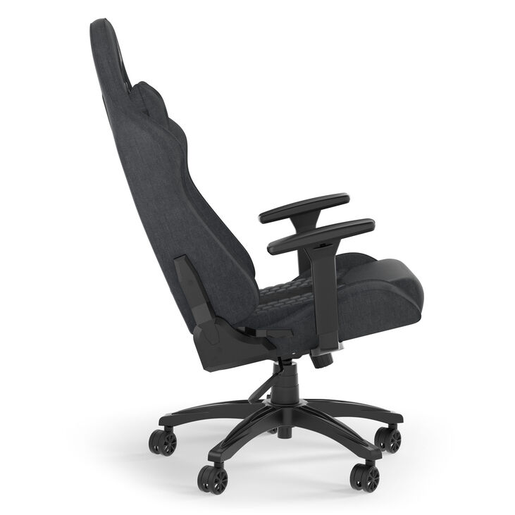 Corsair TC100 Relaxed Soft Fabric Gaming Chair - black, grey image number 3
