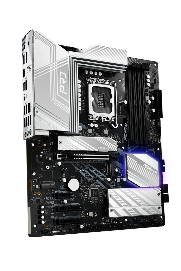 ASRock Z890 Pro RS, Intel Z890 Mainboard, Sockel LGA 1851, Intel Z890, ATX, DDR5 image number 1