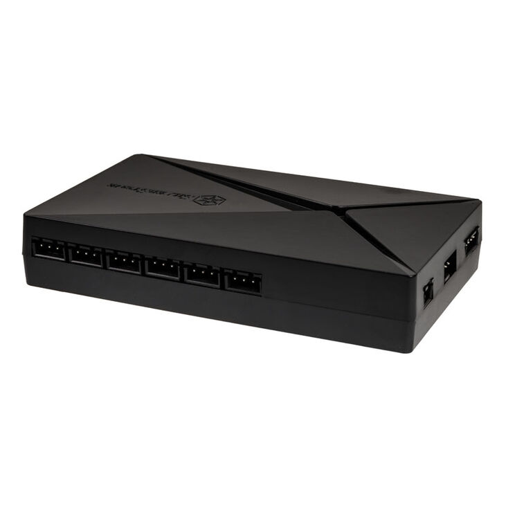 SilverStone SST-LSB02-E - ARGB LED Hub, Controller - schwarz image number 3