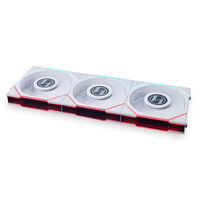 Lian Li UNI FAN TL LCD Series Reverse Blade Fan, 3-Pack including Controller - 120mm, white