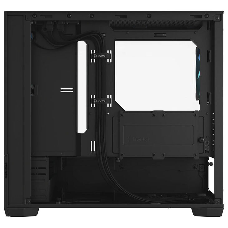 Fractal Design Pop Mini Air RGB Clear Tint Micro-ATX-Gehäuse, Tempered Glass - schwarz image number 8