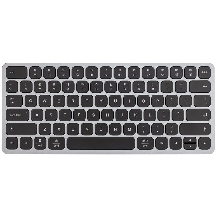 AXAGON HMC-KB keyboard USB-C 5Gbps with HUB, microSD/SD, 3x USB-A, HDMI 4K/60Hz, PD 100W, Audio, US layout image number 2