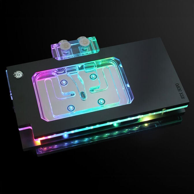 Bitspower NEBULA Astral RTX 5090 Wasserk&uuml;hler, ARGB - acryl, schwarz image number 3