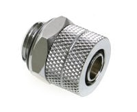 Bitspower Anschluss gerade G1/4 Zoll AG auf 10/8mm -  II, silber glänzend