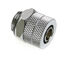 Bitspower Anschluss gerade G1/4 Zoll AG auf 10/8mm -  II, silber glänzend image number null