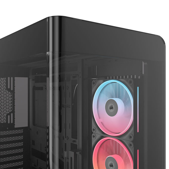 Corsair FRAME 4500X LX-R RGB PC Case, Mid-Tower, E-ATX, Tempered Glass - Black image number 12