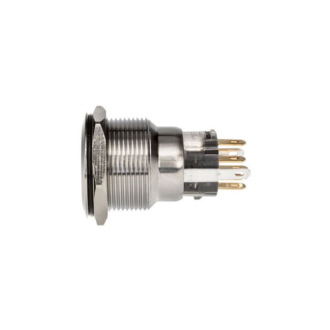 DimasTech Vandalism Button 22mm, Silverline Dot - RGB image number 2