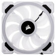 Corsair LL120 RGB Dual Light Loop PWM Fan, 3-Pack including Controller - 120mm white image number null