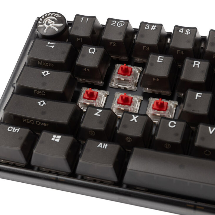 Ducky One 3 Aura Black Mini Gaming Tastatur, RGB LED - MX-Red (US) image number 4