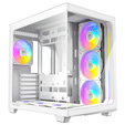 Antec C5 PC case, mid tower, ATX, RGB, tempered glass - white image number null