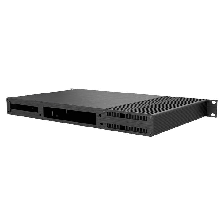 Akasa Galileo TU3 Plus Thin-Mini-ITX 1U case, OEM - black image number 3