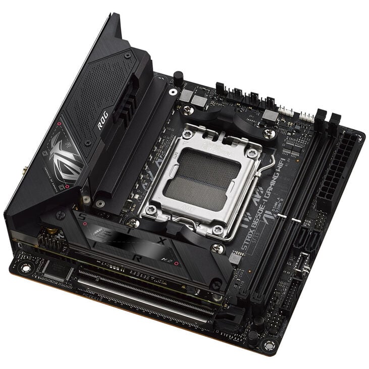 ASUS ROG Strix B650E-I Gaming WiFi Motherboard, Socket AM5, AMD B650, Mini-ITX, DDR5 image number 5