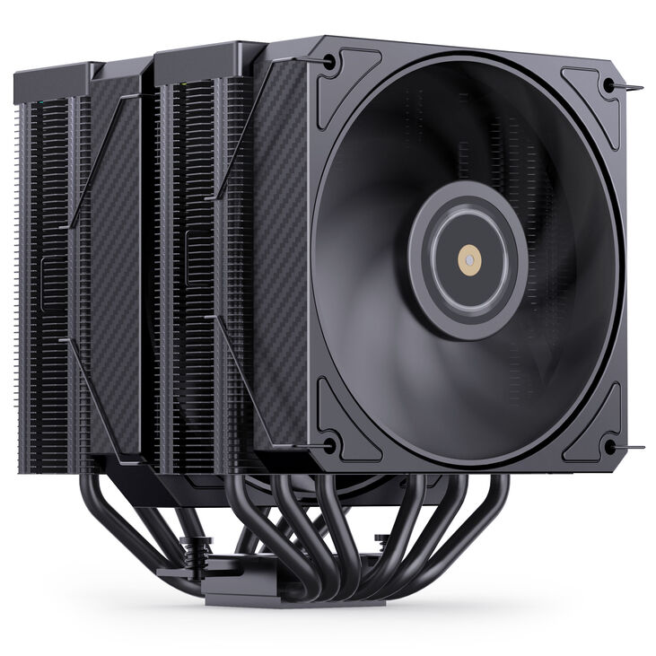Jonsbo HX6280 CPU cooler, PWM, RGB - 130mm, black image number 1