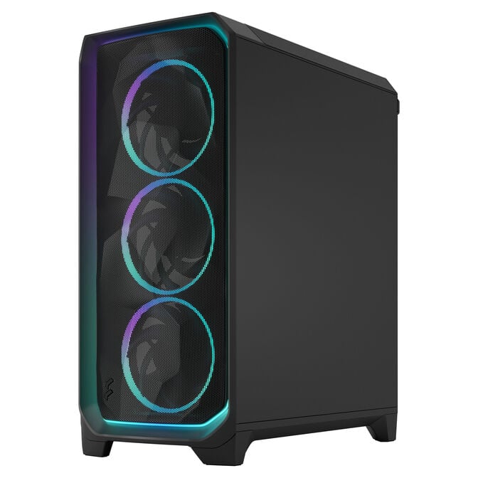 Fractal Design Meshify 3 Ambience Pro RGB TG Light PC-Geh&auml;use, Midi-Tower, E-ATX - schwarz image number 4