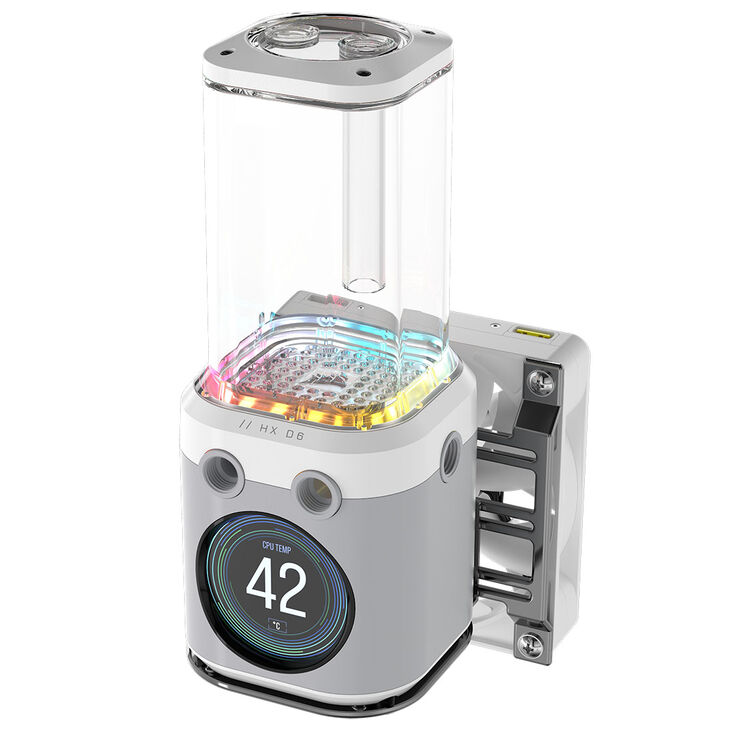 Corsair iCUE Link XD6 RGB Elite LCD Pump Reservoir Combo - white image number 7