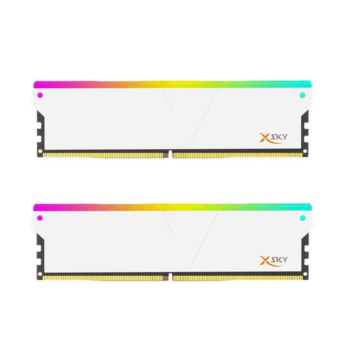 V-Color Manta XSky RGB DDR5-6000 RAM, CL30, EXPO - 32 GB Dual-Kit,2 x 16 GB, wei&szlig; image number 0